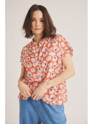 Luxzuz Maritoana bluse emberglow