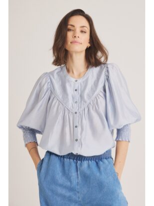 Luxzuz Jeana skjorte baby blue